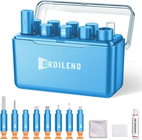 iPhone Cleaning Kit for Charging Port Cleaner, Multi-Tool iPhone Cleaner Repair Lightning Cables, Phone Cleaning Kit for iPhone,i Pad,Connectors, Speaker, Airpod Cleaner Kit, Dark Blue in Saudi Arabia