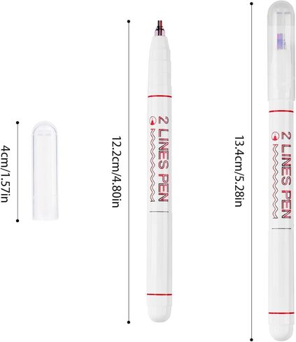 أقلام رسم ذات خطين ثلاثية الأبعاد من Tomorotec، ارسم خطين في نفس الوقت أقلام تحديد الخطوط المزدوجة in Kuwait