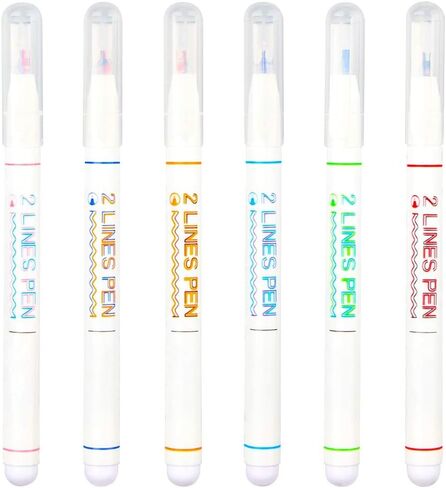 أقلام رسم ذات خطين ثلاثية الأبعاد من Tomorotec، ارسم خطين في نفس الوقت أقلام تحديد الخطوط المزدوجة in Kuwait