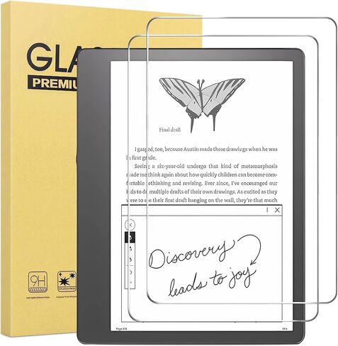 [ 2 Pack] Tempered Glass Screen Protector for Kindle Fire Tablet Shockproof HD Plus Protector [not fit Fire hd 8 Fire hd 10 Fire max 11 ](Clear, 7 Inch Fire 7 2022) in Saudi Arabia