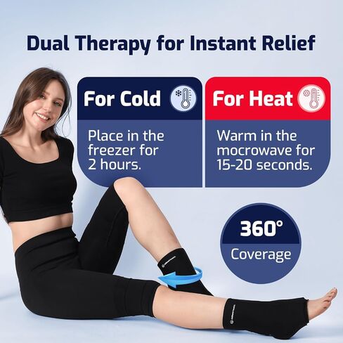 Extra Large Ice Packs for Injuries Reusable - 23" x 15" Gel Ice Pack for Back Pain Relief | Soft Flexible Hot Cold Packs Reusable | Gel Ice Packs for Post Surgery - Reusable Cold Packs for Injuries in Kuwait