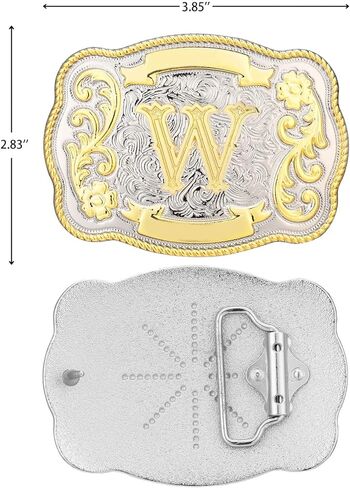 إبزيم حزام للرجال من رعاة البقر الغربيين وراعية البقر روديو بالحرف الأولي ABCDMRJ إلى Z أبازيم حزام للنساء in Kuwait