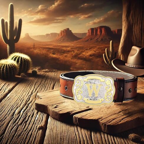 إبزيم حزام للرجال من رعاة البقر الغربيين وراعية البقر روديو بالحرف الأولي ABCDMRJ إلى Z أبازيم حزام للنساء in Kuwait