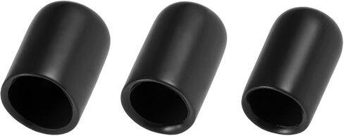 uxcell 60pcs Round Rubber End Caps 1/4" 3/8" 1/2"(7mm 10mm 12mm) Purple Vinyl Cover Screw Thread Protectors Assortment Kit in Saudi Arabia