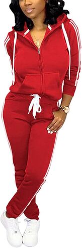 Nimsruc Two Piece Outfits For Women Jogging Suits Casual Tracksuit Hoodie Long Sleeve Sweatsuit Pants Sets Dark Gray Gradient L in Kuwait