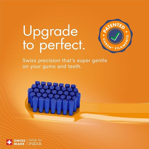 Curaprox CS 5460 Ultra-Soft Toothbrush for Adults with Ultra-Fine Filaments and Compact, Slightly Angled Toothbrush Head for Improved Tooth and Gum Health in Saudi Arabia