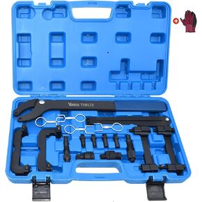 مجموعة أدوات توقيت عمود الحدبات 21 قطعة، متوافقة مع محرك Audi VW EA837 2.0T 2.4 2.5 2.8 3.0T 3.2T 4.2 5.2، T40133 T40070 T40079 T40269 T40297 T10172 T3242 T40069 T40058 T40071 5 م14