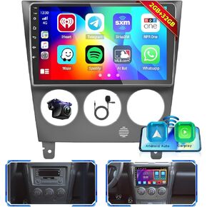 4+64GB Android Car Stereo for Subaru Impreza 2003-2006 with Wireless Carplay Android Auto, Fuluku 8 Core 9" Touch Screen Radio Dash Kit GPS Navigation WiFi Bluetooth 5.0 SWC Mic Backup Camera
