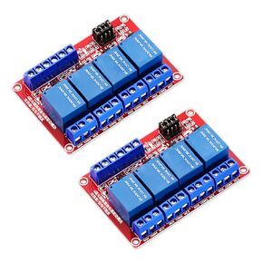 6Pack 5V Relay Board 2 Channel Relay Module 5v Relay Module with Optocoupler Support High/Low Level Trigger for Arduino Relay