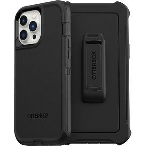 OtterBox Defender Series Screenless Edition Case for iPhone 13 Pro Max & iPhone 12 Pro Max (Only) - Holster Clip Included - Non-Retail Packaging - Realtree Edge (Black/Realtree Edge Graphic)