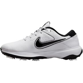 Nike Victory Pro 3 Men's Golf Shoes (DV6800-101, White/Pure Platinum/Black) Size 12