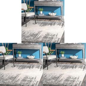 nuLOOM Penelope Faded Tribal Chevrons Runner Rug, 2' 8" x 8', Grey