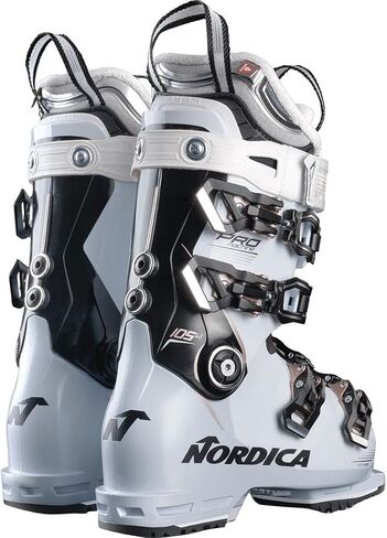 حذاء Nordica Women Promachine 105 W، اللون: أبيض/أسود/وردي، المقاس: 26 (050F48025N6-26) in Saudi Arabia