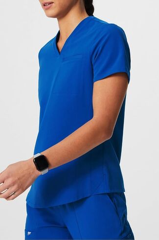 قميص Fabletics Vital للسيدات بجيب واحد - MotionTech، مقاوم للتجاعيد، جيب على الصدر، مضاد للانكماش، مقاس شبه نحيف، Chai، عادي، L in Saudi Arabia