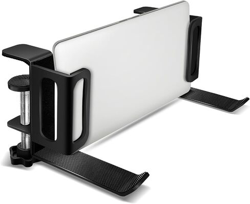 Under Desk Laptop Mount Desk Side Headphone Shoulder Bag and Backpack Holder No Drill Storage and Organizer for Office and Home, White in Saudi Arabia