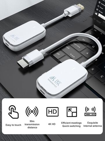جهاز إرسال واستقبال HDMI اللاسلكي من eppfun CS500AB (أسود) in Saudi Arabia