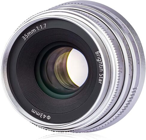 35mm F1.7 Wide-Angle Manual Focus Prime Lens for Nikon Z-Mount Mirrorless Cameras, APS-C MF Large Aperture Fixed Lens, Compatible with Z-6II, Z-7II, Z5, Z50, Z9, Z50, Z-FC, Z30 in Saudi Arabia