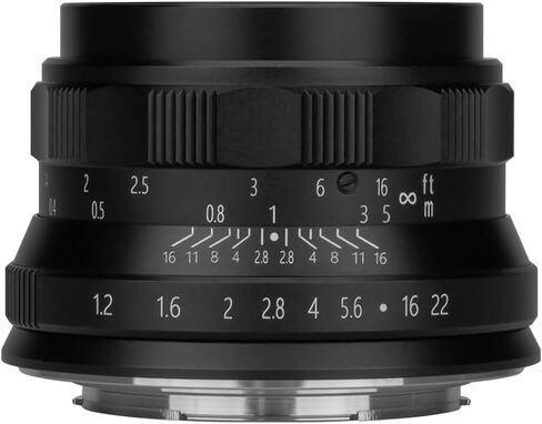 35mm F1.7 Wide-Angle Manual Focus Prime Lens for Nikon Z-Mount Mirrorless Cameras, APS-C MF Large Aperture Fixed Lens, Compatible with Z-6II, Z-7II, Z5, Z50, Z9, Z50, Z-FC, Z30 in Saudi Arabia
