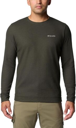 Columbia Men's Pitchstone Knit Crew, Dark Mountain, Large in Saudi Arabia