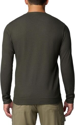 Columbia Men's Pitchstone Knit Crew, Dark Mountain, Large in Saudi Arabia