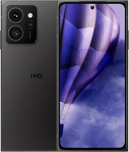 HMD Skyline 5G | Android 14 | Unlocked Smartphone | Dual SIM | US Version | 8/256GB | 6.55" 144Hz pOLED Screen | 108MP Triple Camera | 50MP Selfie Camera | Blue in Saudi Arabia