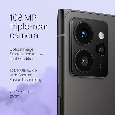 HMD Skyline 5G | Android 14 | Unlocked Smartphone | Dual SIM | US Version | 8/256GB | 6.55" 144Hz pOLED Screen | 108MP Triple Camera | 50MP Selfie Camera | Blue in Saudi Arabia