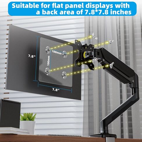 Non VESA Monitor Mount Adapter - 2PCS/LOT 75x75 mm VESA Adaptor Mount for Monitor Without Holes for 10,12,13,15.6,16,17,17.3,18.5,19,22 inch Flat Panel Monitors Load Capacity 5-11lbs in Saudi Arabia