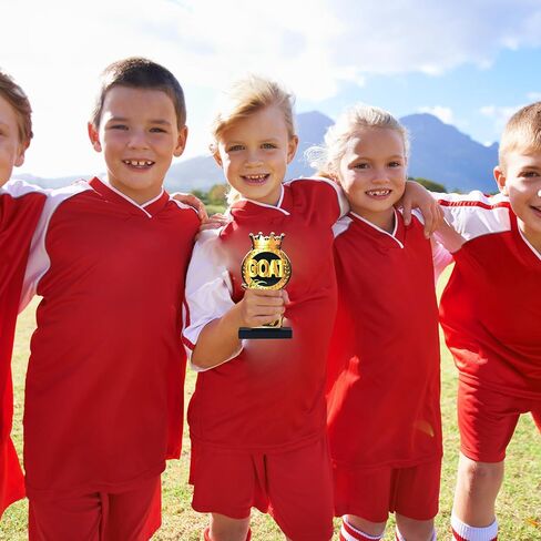 6 Pcs Goat Trophy Award Acrylic Award Greatest of All Time Funny Trophy Award Appreciation Gift for Boss, Coworker, Friend League Champion Award Winner Sports Award Appreciation Recognition Gift in Saudi Arabia