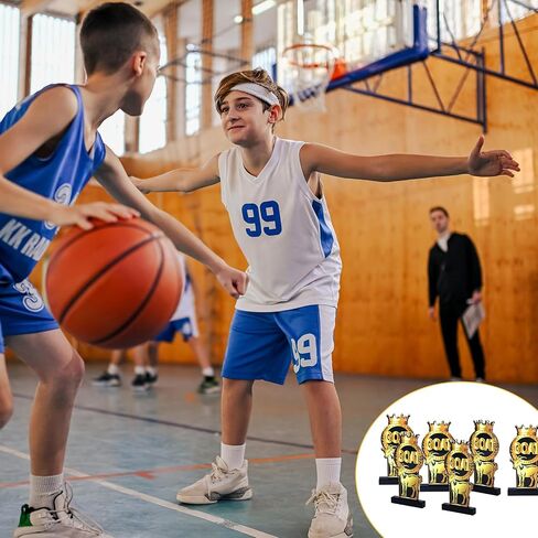 6 Pcs Goat Trophy Award Acrylic Award Greatest of All Time Funny Trophy Award Appreciation Gift for Boss, Coworker, Friend League Champion Award Winner Sports Award Appreciation Recognition Gift in Saudi Arabia