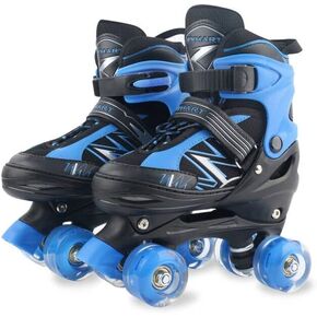 Roller Skates for Kids, Boys Roller Skates for Girls with All Wheels Lighting Up, Adjustable Roller Skates for Beginner Indoor Outdoor Sports Roller Skates