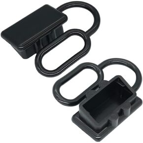Dust Cover Cap Protector Compatible with Anderson Style Quick Connect Plug SB175 Electrical Connector Dust Cover End Cap SB 175Amp Black