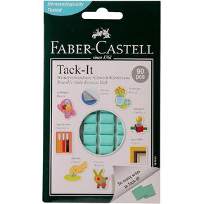 Faber-Castell Tack-It Multipurpose Adhesive, Non-Toxic Reusable & Removable Adhesive for Home, Office & School (90 pcs Blocks) in Kuwait