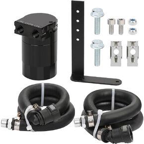 WYNNsky Oil Seperator Oil Catch Can for 2011-2021 Ford F150 5.0L 3.5L 2.7L, Passenger Side
