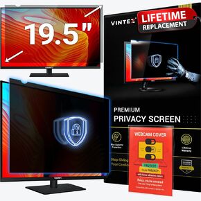 26 Inch 16:10 Computer Privacy Screen Filter for Widescreen Monitor and Laptop - Anti-Glare - Anti-Scratch Protector Film - Data Confidentiality Shield [1 Pack]