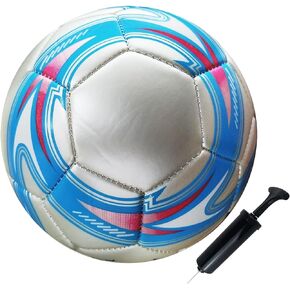 ABAJI Soccer Ball Size 3,4,5 PU Surface Tight Weaved Vivid Color with Pump and Needle Suitable for Training Practice or Gift…