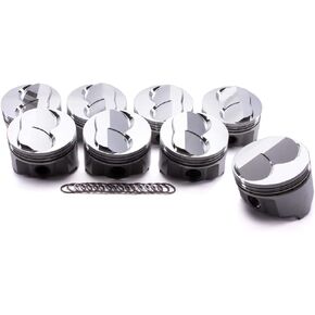 Icon IC802.030 Domed Forged Piston Set for Small Block Chevy