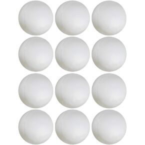 ArtCreativity White Ping Pong Balls - Pack of 12 - Mini 1.5 Inch Ping Pong Balls for Goldfish Game, Halloween Table Games, Fun Carnival Games Supplies for Kids, Parties