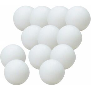 Liberty Imports Pack of 12 Beer Ping Pong Balls - White Table Tennis Balls - Lightweight Durable Seamless Bulk for Party Carnival Games. Entertainment, Decorations, Crafts Activities