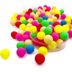 Ruizhihu 300 Pcs Colored Ping Pong Balls 40mm Small Plastic Balls Beer Party Pong Balls for Sports Activities Party Decoration Games Handicrafts Pet Toys