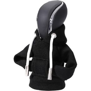 Gear Shift Hoodie, Funny Gear Shift Knob, Universal Car Shift Knob Hoodie, Mini Hoodie for Car Shifter, Automotive Interior Novelty Accessories Decorations, Car Decorations Color Contrast Hoodie.