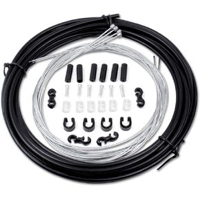 5m Universal Bicycle Shift Cable Housing Kit with 2 Set Bike Shifter Gear Shifter Transmission Cable End Caps Accessories for Mountain Road Bike Repair