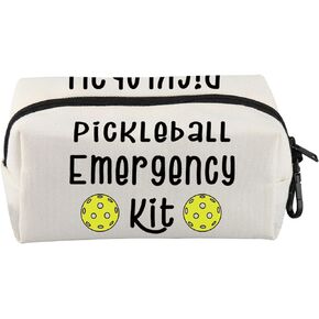 VAMSII Pickleball Lover Bag Pickleball Player Pouch Pickleball Emergency Kitt Gift for Pickleball Coach Pickleball Lover Gift