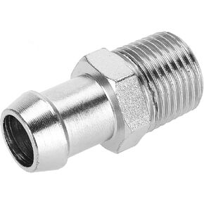 تركيب خرطوم السخان، محول مدخل المضخة، 1/2 بوصة NPT 5/8 بوصة بارب كروم معدني تركيب خرطوم سخان مشعب السحب، خرطوم سخان مضخة المياه المناسب لشيفي in Kuwait