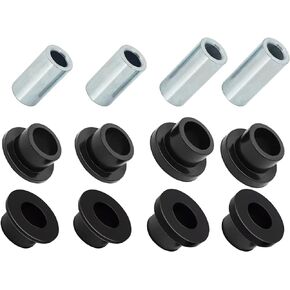 Rear Shock Bushing 8 Pcs & Sleeve 4 Pcs for Polaris Ranger 400 425 500 570 700 800 900 1000 Diesel ETX EV TM
