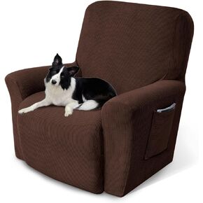 Pzzpzs Recliner Chair Cover Lazy Boy Recliner Covers Recliner Covers for Recliner Chair 1 Piece Furniture Protector Prevent wear and pet Hair（Recliner,Navy Blue）