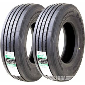 Set 2 GREMAX Heavy Duty All Steel Trailer Tires 225/75R15 14 Ply 124/121M 11150 …