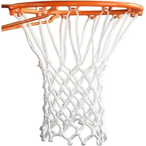 Heavy Duty Basketball Net Replacement, (7.47 oz) Upgrade Professional Basketball Net,All-Weather Anti Whip 21 inches Standard Thick Nets, 12 Loops for Indoor and Outdoor Replacement Net (White)