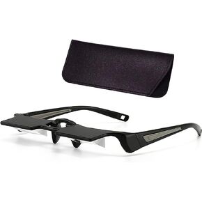Lazy Glasses Laying Down Light Prism Glasses 90°Angle Prism Glasses Neck Relaxer for Lying down Reading and Watching