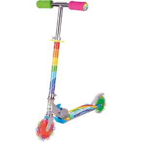 Ozbozz Tie Dye Foldable Scooter - Light UP Wheels - Ages 5 and up