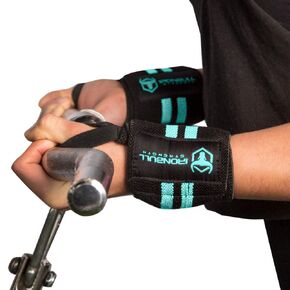 Women Wrist Wraps with Thumb Loops - 12" Professional Grade - Wrist Support Brace and Compression for Cross Training, Weight Lifting, Powerlifting, Strength Training (Black/Purple) in Saudi Arabia